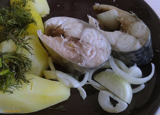 Kisela skuša s lukom 2 sata kod kuće