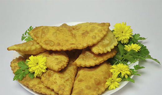 Gebäck aus Fertigteig mit Käse