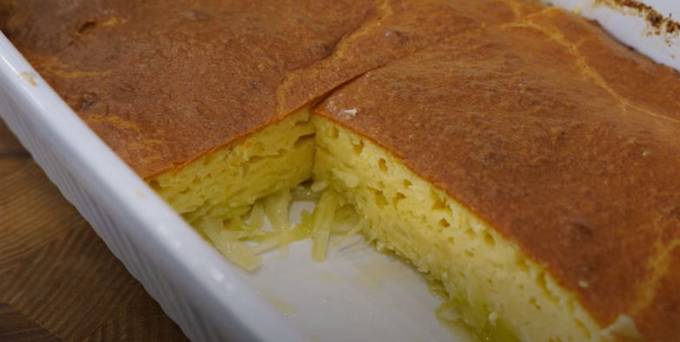 Tortino di cavolo cappuccio in gelatina con latte senza lievito