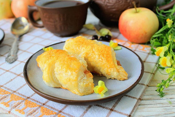 Bagels mit Blätterteig ohne Hefe