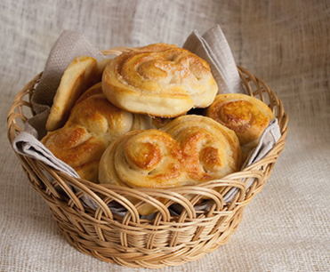 Panini al burro di pasta lievitata