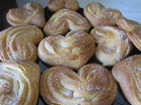 Focacce Cuori di pasta lievitata