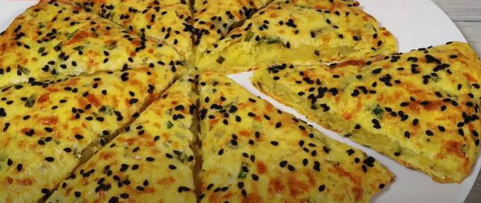 Tortillas mit Käse und Kräutern im Ofen