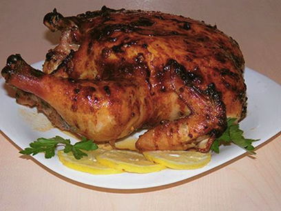 Hühnchen in Honig und Sojasauce im Ofen