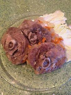 Leckeres und saftiges Putensteak in Folie