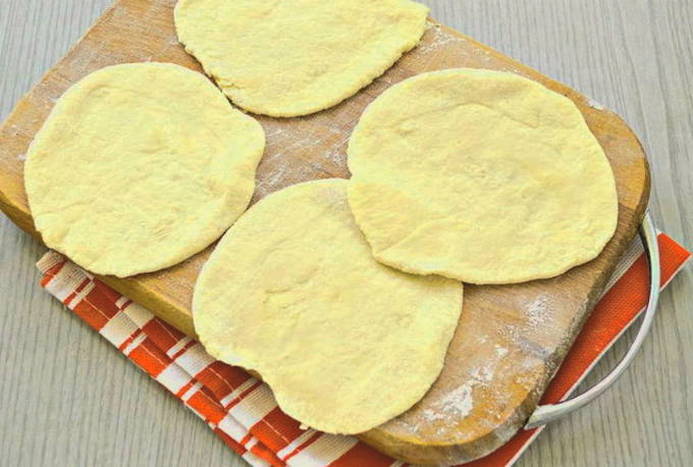 Kefir-Teig für Manti