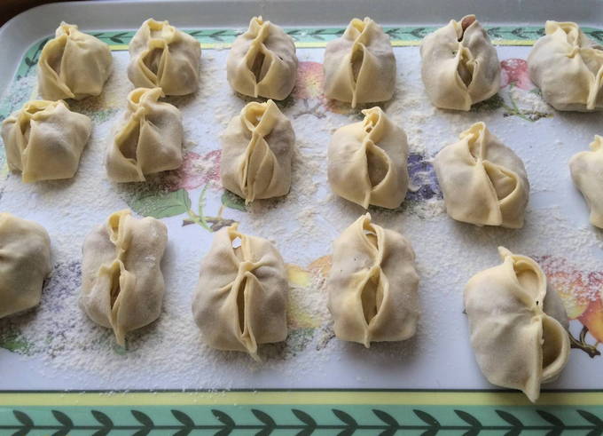 Teig für Manti in einem Panasonic Brotbackautomaten