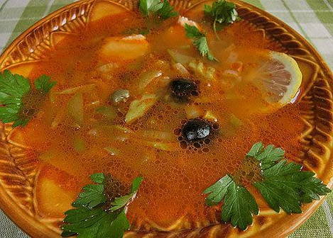 Soljanka vom roten Fisch