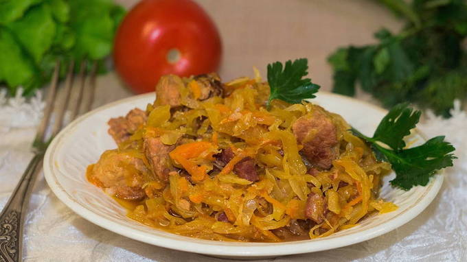 Sauerkraut Soljanka in einem Redmond Slow Cooker