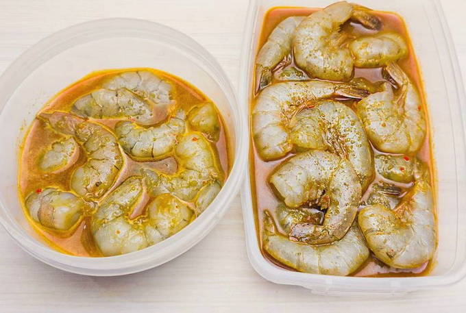 Marinata per scampi alla griglia