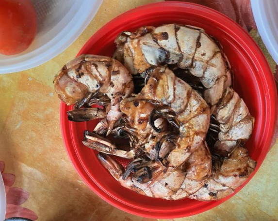 Scampi in guscio alla griglia