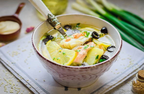 Gemischtes Fisch-Hodgepodge von verschiedenen Fischen