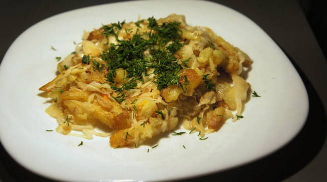 Solyanka con crauti e patate
