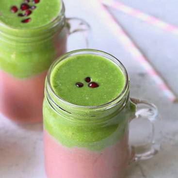 Jordbær spinat smoothie