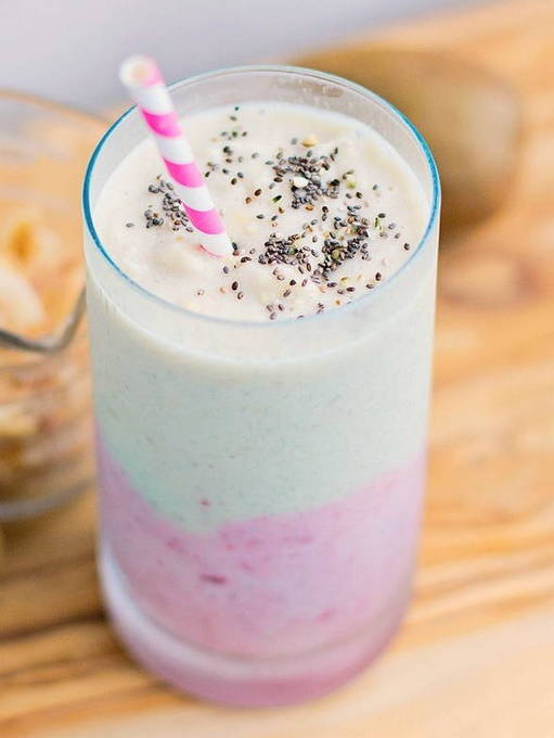 Jordbær Ice Cream Smoothie