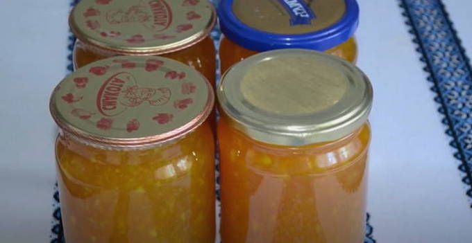 Kirschpflaumenmarmelade mit Orange