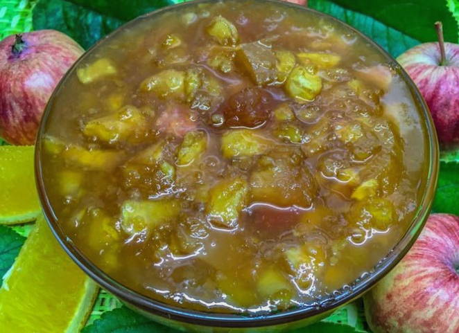 Ranetki e marmellata di arance