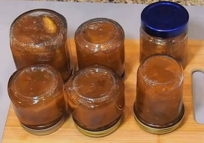 Apfelmarmelade weiße Füllung fünf Minuten