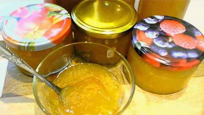 Ranetka-Marmelade mit Orange für den Winter