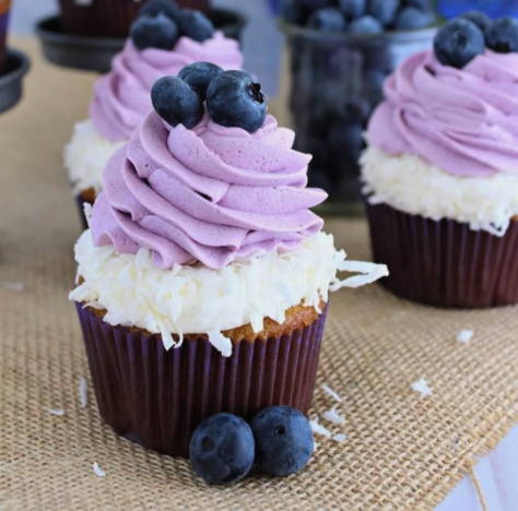 Blaubeer-Cupcakes
