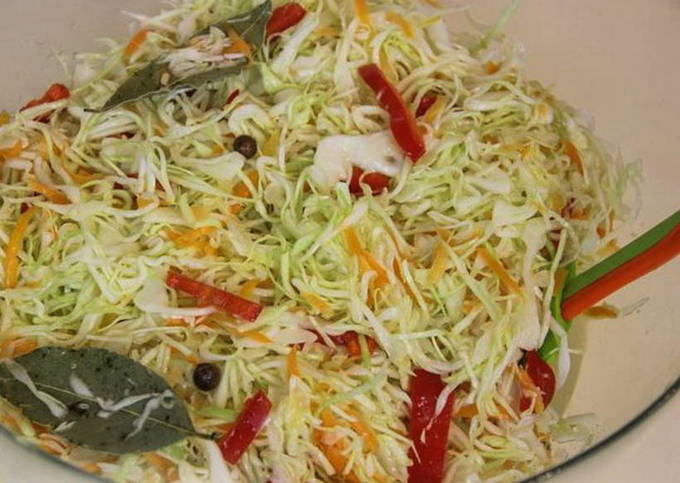 Cavolo provenzale con peperoni istantanei