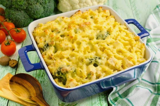 Hühnchen-Pasta-Auflauf
